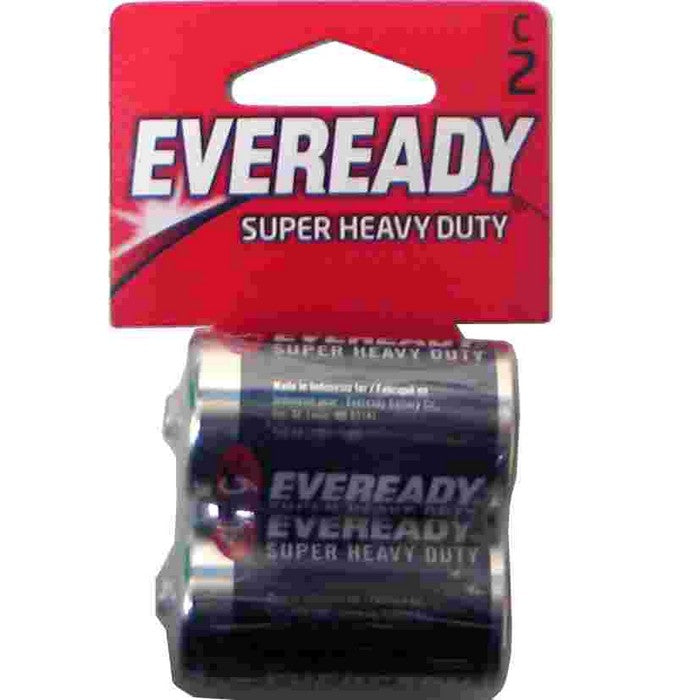 HEAVY Duty C-2pk Carbon Zinc Eveready
