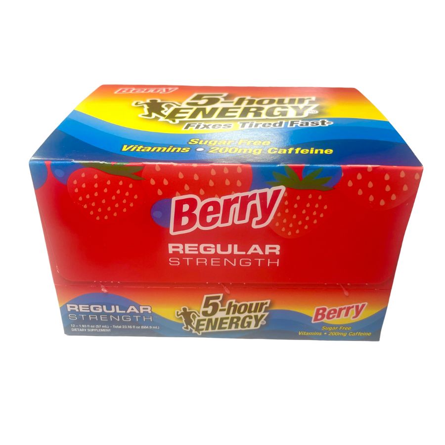 5-HOUR ENERGY 1.93oz Regular Berry Liquid