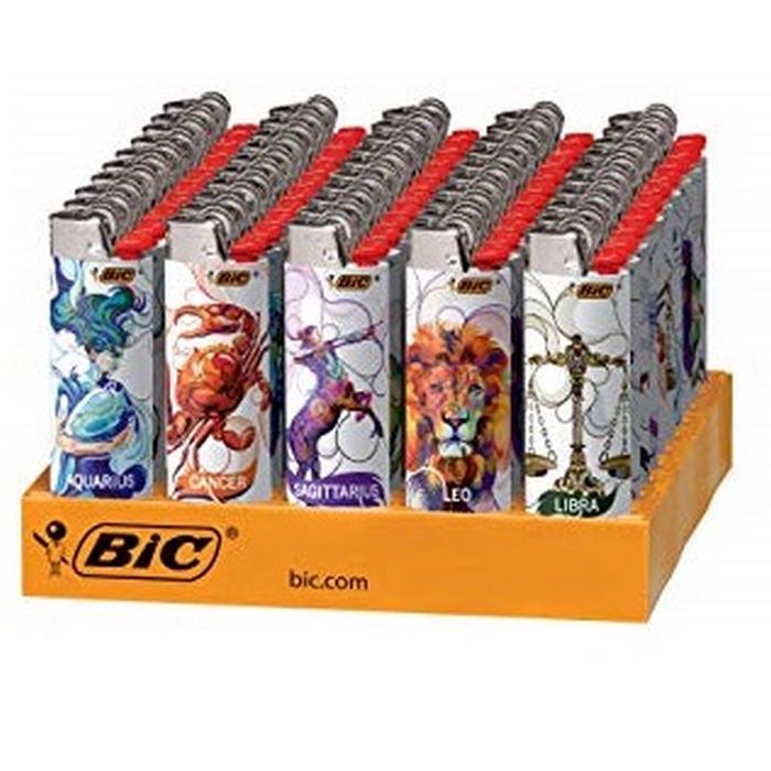 BIC ASTROLOGY Lighters Display of 50Â