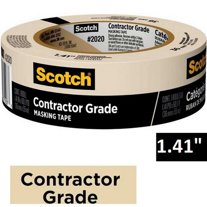 3M MASKING TAPE 1.41in x 60yd #2020