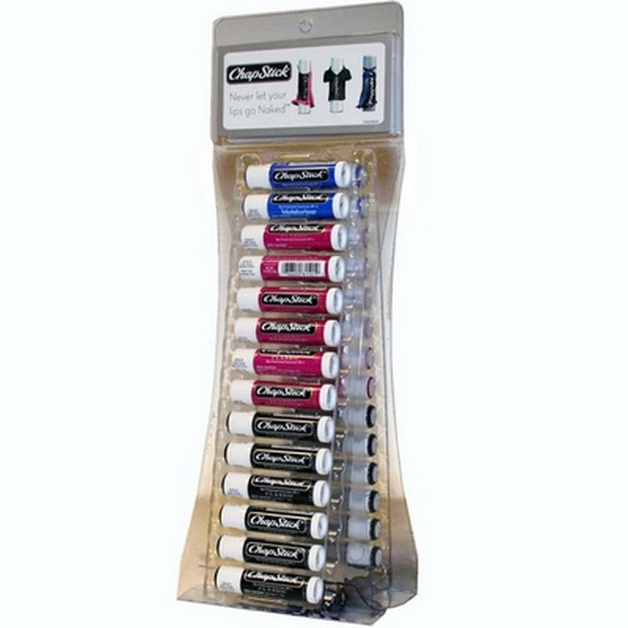 CHAPSTICK Tent of 28 Display of 28 assorted – Empire Wholesale Distributors