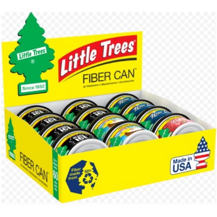 CAR FRESHNER Fiber Can Assortd Display