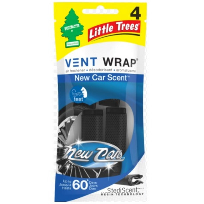 CAR FRESHeNER 4-pak Vent Wrap New Car
