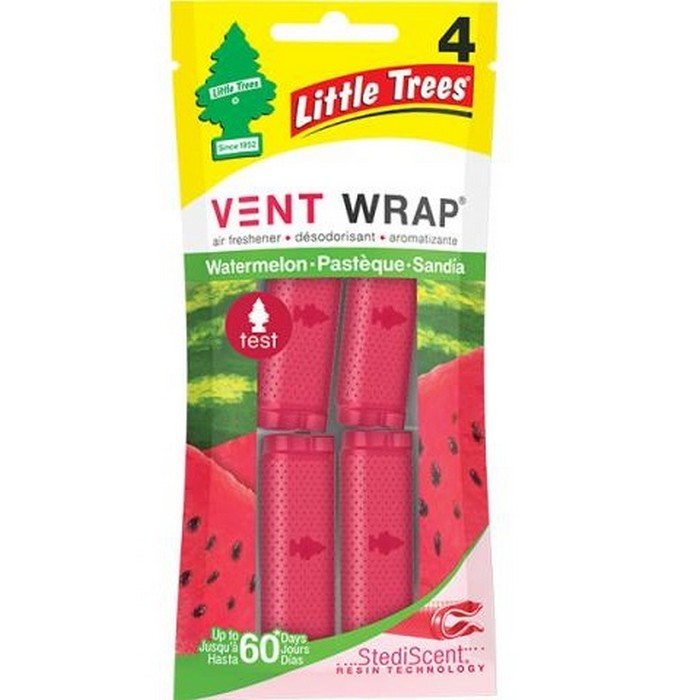 CAR FRESHNER 4-pak Vent Wrap Watermelon