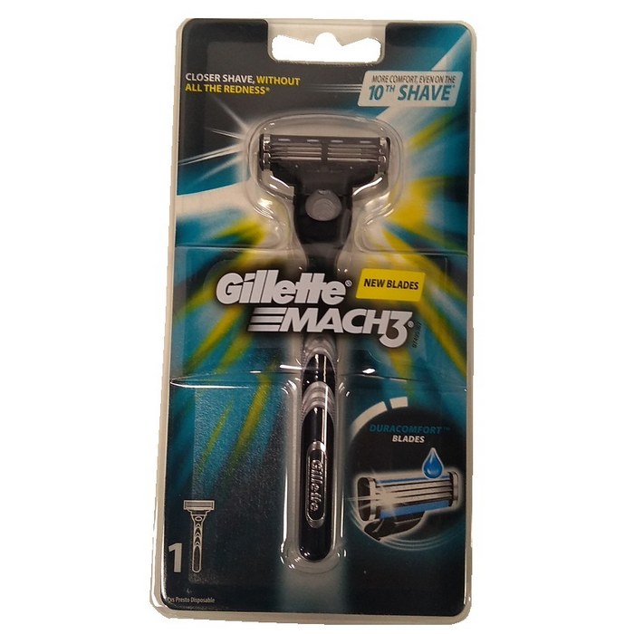 GILLETTE MACH 3 Imp  Razor + 1 Cartridge