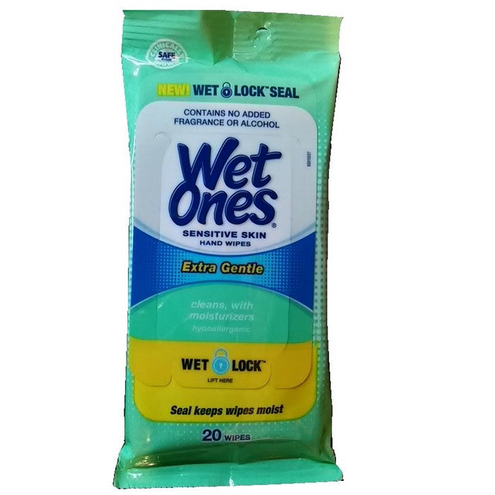 WET ONES HAND WIPES 20ct Sensitive