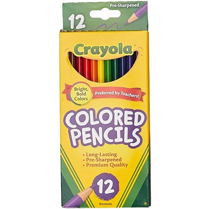 CRAYOLA PENCILS Colored Pencils 12ct