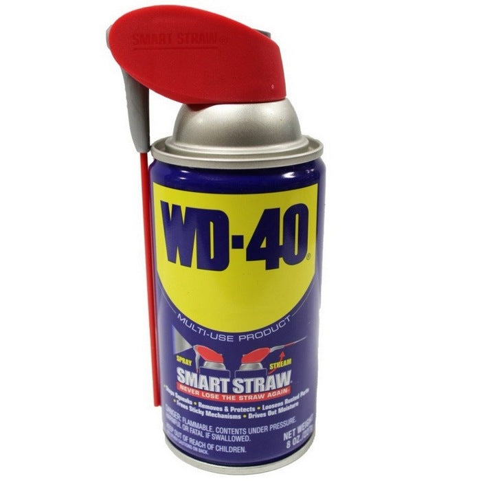 WD-40 LUBRICANT Smart Straw 8oz Aerosol