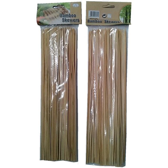 BAMBOO SKEWERS 90ct 12inch (polybag)