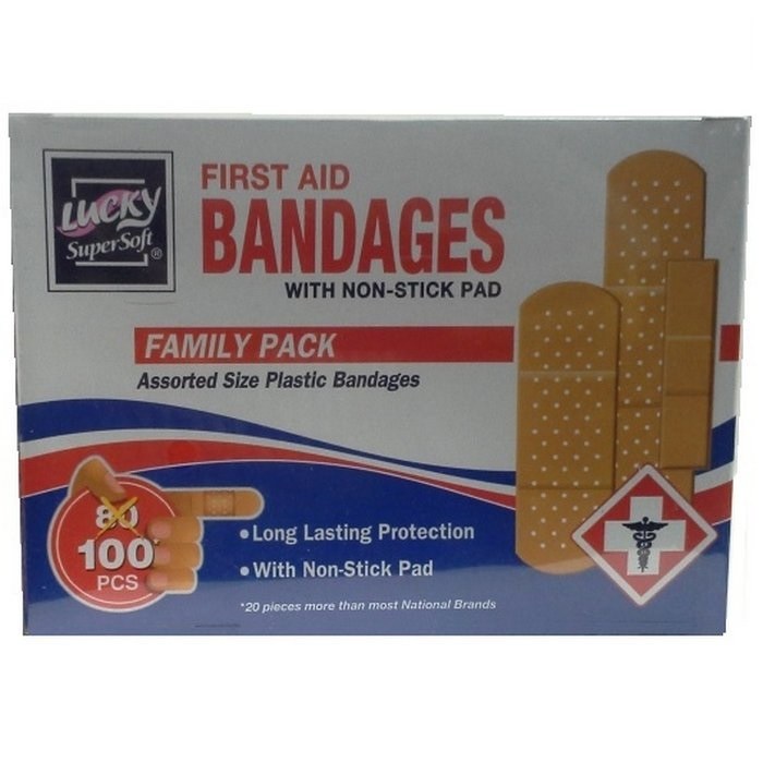 LUCKY BAND-AID 100s Assorted sizes