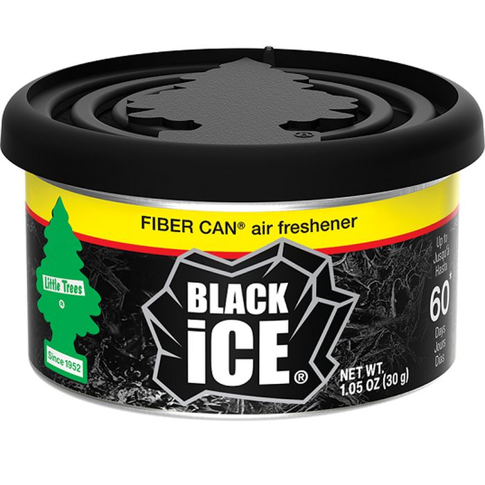 CAR FRESHNER Fiber Can Black Ice