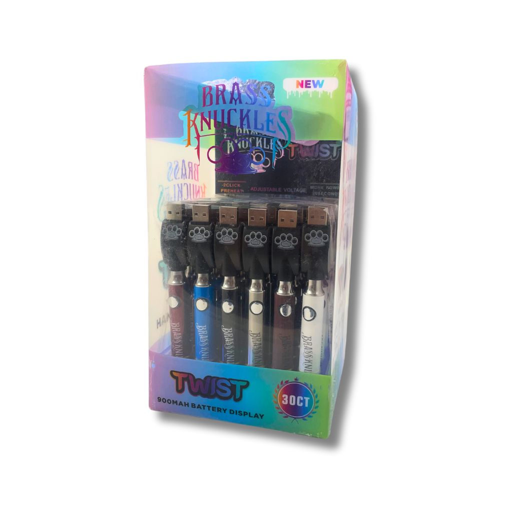 VAPE PEN BATTERY BRASS KNUCKLES 900MAH 30ct Empire Wholesale Distributors VAPE PEN BATTERY BRASS KNUCKLES 900MAH 30ct Empire Wholesale Distributors