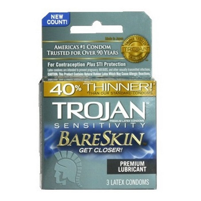 TROJAN BARESKIN 3s Empire Wholesale Distributors TROJAN BARESKIN 3s Empire Wholesale Distributors
