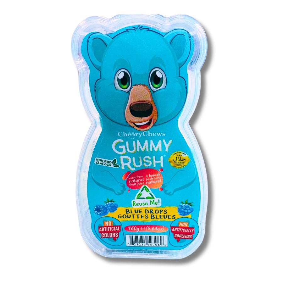 GUMMY RUSH blue drops 160g/5.64oz