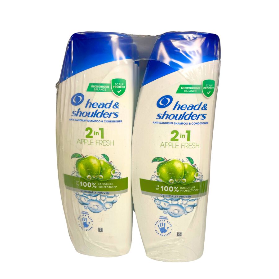 HEAD & SHOULDERS Shampoo & Conditioner 400ml 2 in 1 Apple Fresh