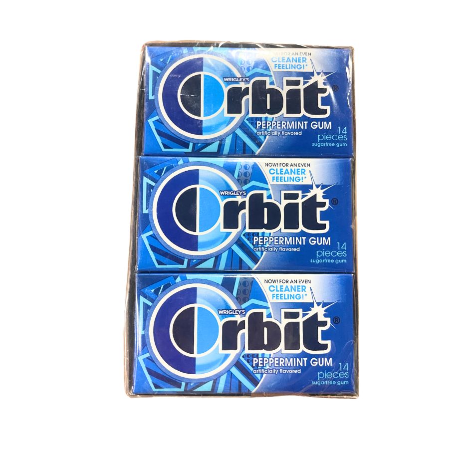 ORBIT PEPPERMINT GUM 14pcs