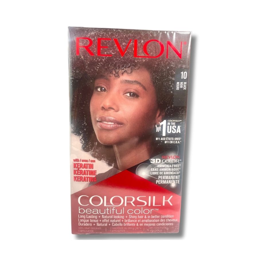 REVLON COLORSILK #10 Black Hair Coloring