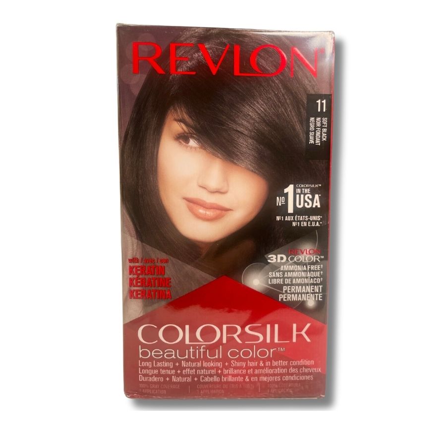 REVLON COLORSILK #11 Soft Black Hair Coloring
