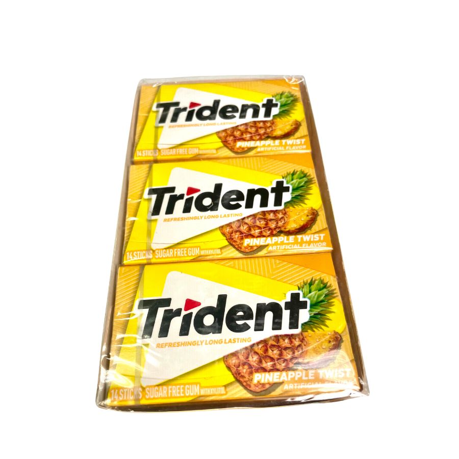 TRIDENT PINEAPPLE 12CT Empire Wholesale Distributors
