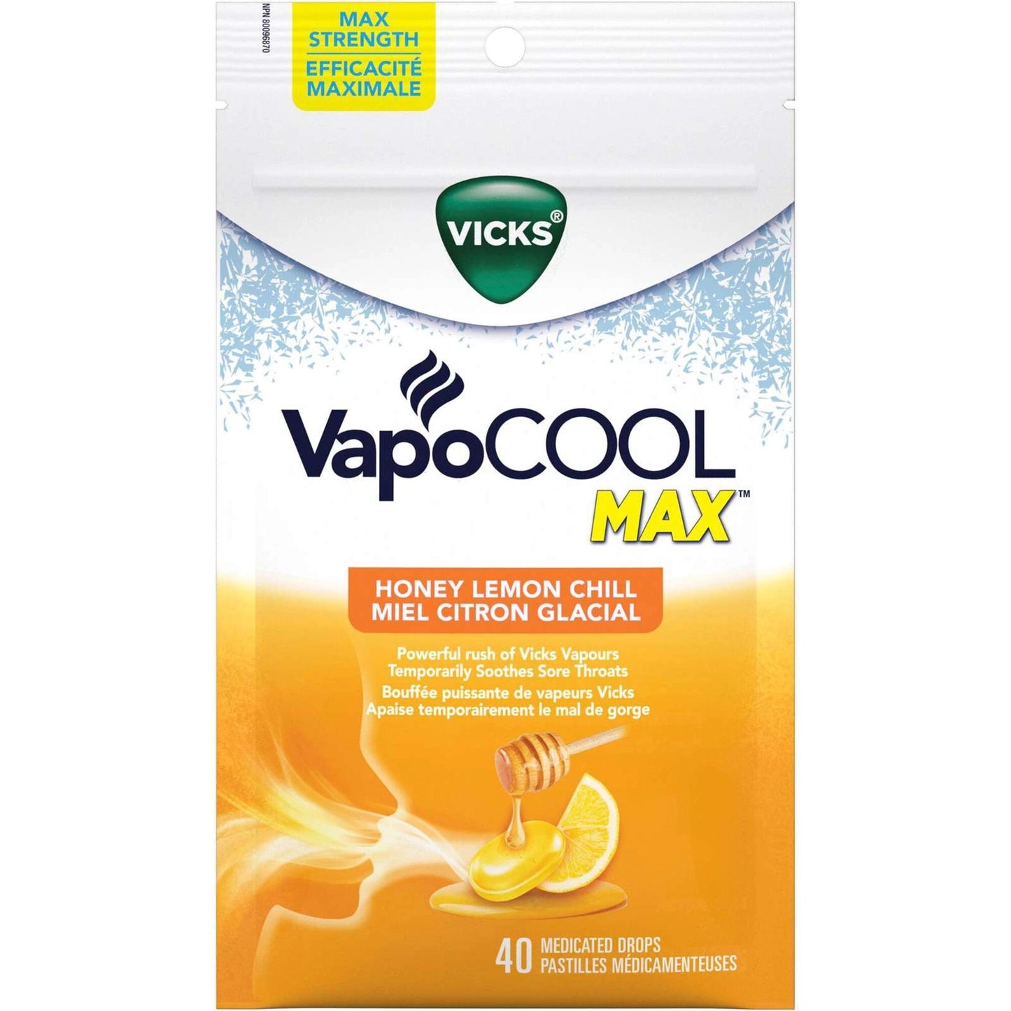 VICKS VAPO COOL DROPS HONEY LEMON