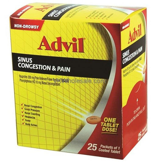 ADVIL SINUS CONGESTION 25XSs