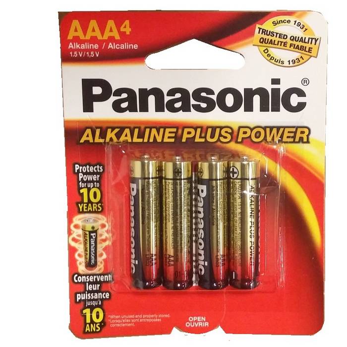 PANASONIC Alkaline AAA-4
