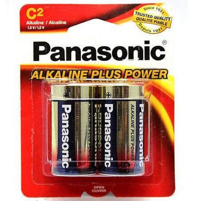 PANASONIC ALKALINE C 2-pk