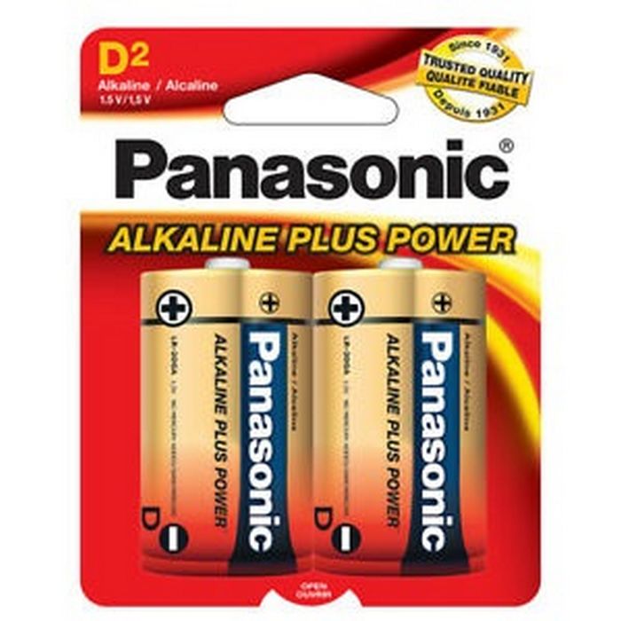 PANASONIC ALKALINE D 2-PK