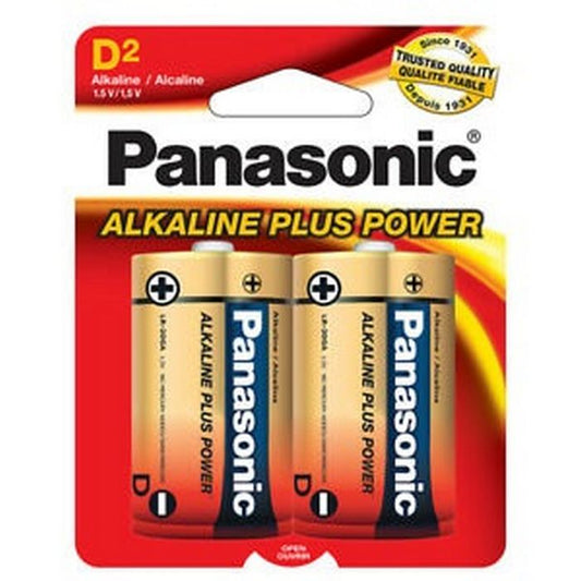PANASONIC ALKALINE D 2-PK