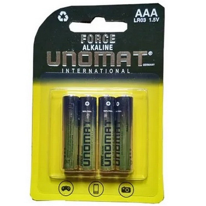 UNOMAT FORCE Battery&nbsp;Alkaline AAA-4 Carded
