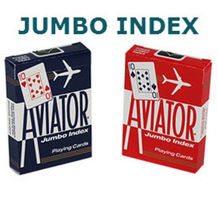AVIATOR playing card #917R Jumbo poker