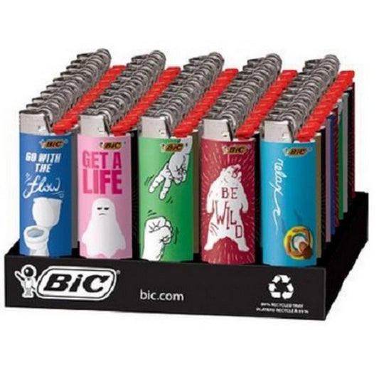 BIC CUTTING EDGE Lighters Display of 50