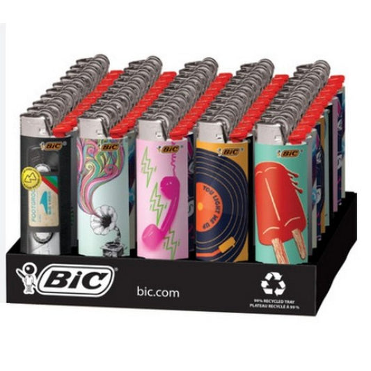BIC NOSTALGIA Lighters Display of 50