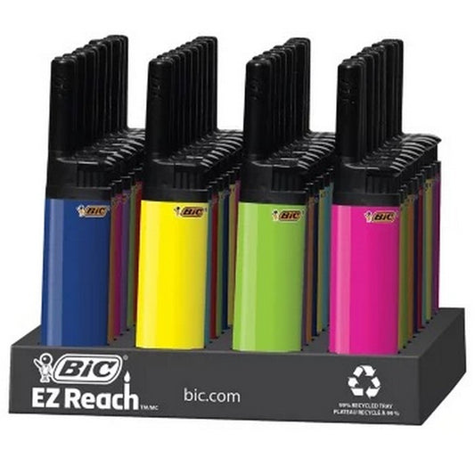 BIC EZREACH LIGHTER Counter Display of 40