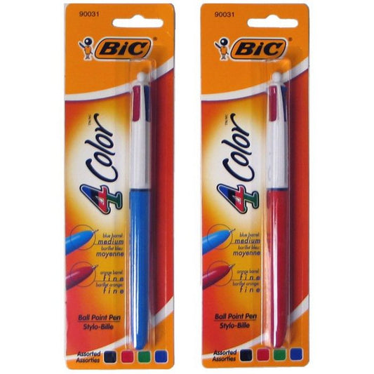 BIC 4-color pen Red, Blue, Green, Black