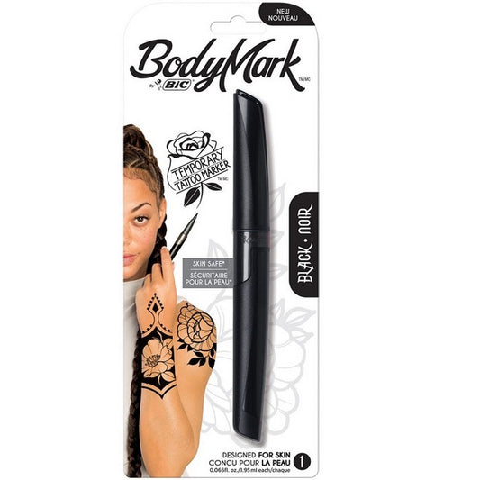 BIC BODYMARK Pen Temporary Tattoo Black