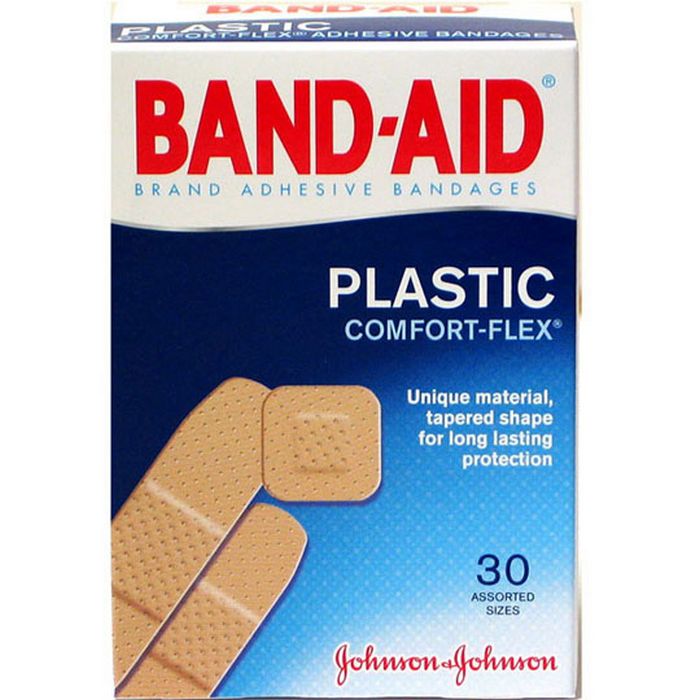 J&J PLASTIC Band-Aid 30ct Assorted Sizes
