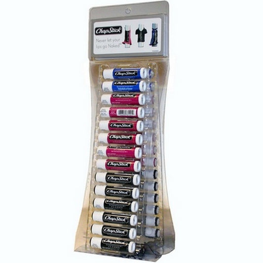 CHAPSTICK Tent of 28 Display of 28 assorted