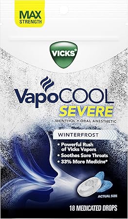 VICKS VAPO COOL DROPS MENTHOL