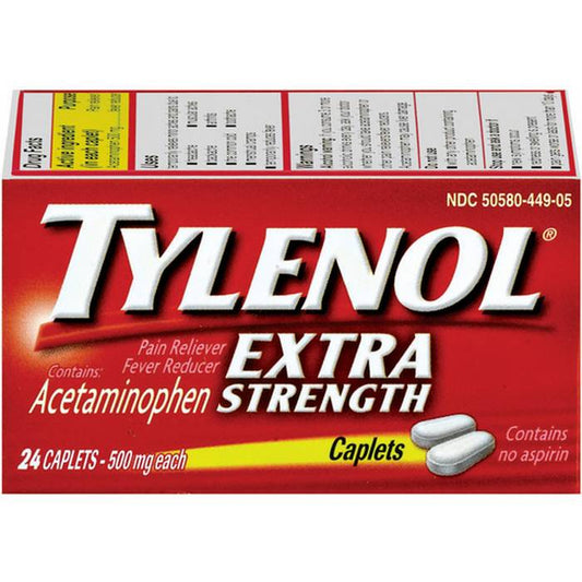 TYLENOL caplet 24s Extra-strength