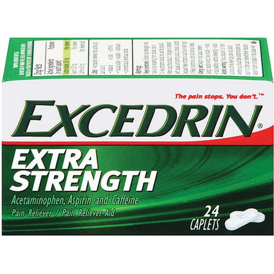 EXCEDRIN Caplets 24s Extra Strength