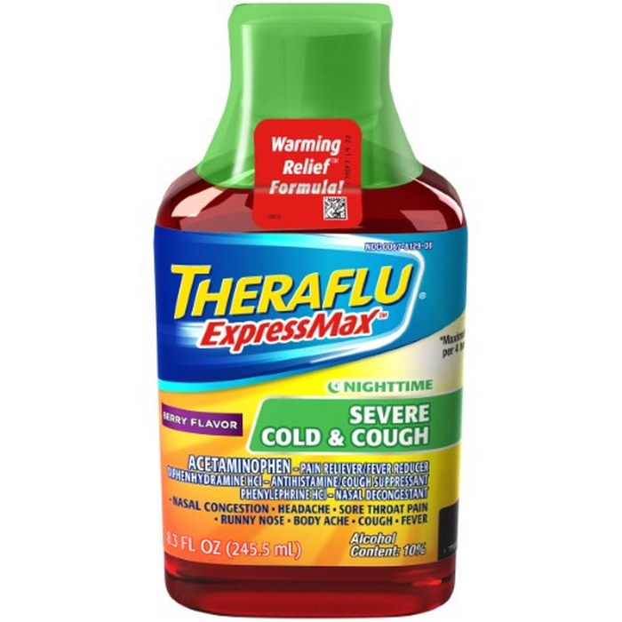 THERAFLU LIQUID 8.3oz Night-Time