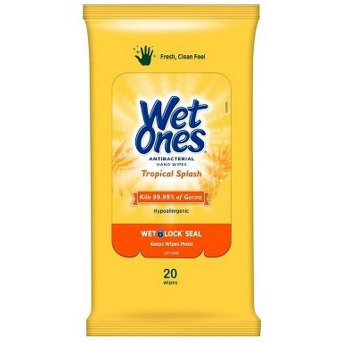 WET ONES HAND WIPES 20s Antibact. Tropical
