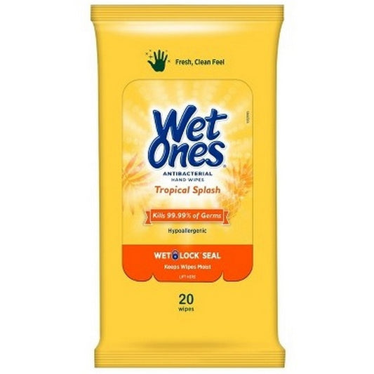 WET ONES HAND WIPES 20s Antibact. Tropical