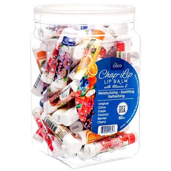 CHAP-LIP LIP BALM Assorted Jar of 60ct