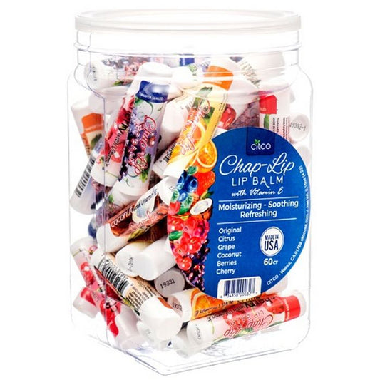 CHAP-LIP LIP BALM Assorted Jar of 60ct