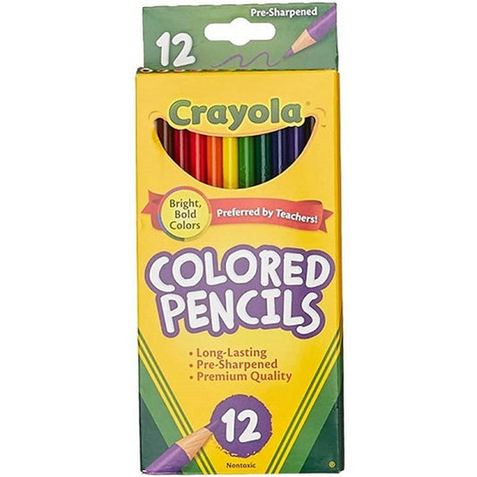 CRAYOLA PENCILS Colored Pencils 12ct