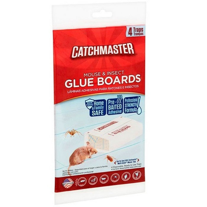 CATCHMASTER 4pk Glue Trap#1872 Mouse/Insect bo