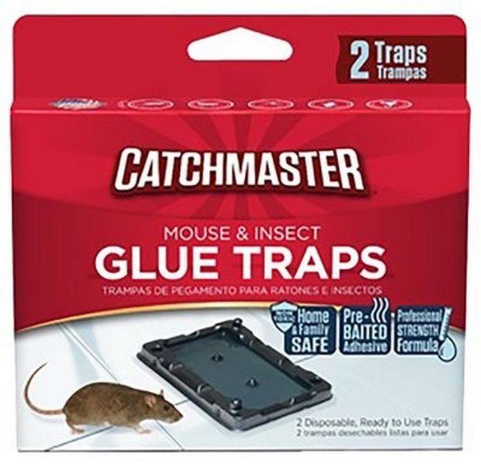 CATCHMASTERÂ 2pk Glue Trap#102 Mouse/Insect Tra