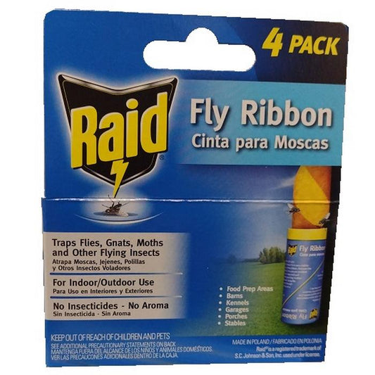 RAID FLY & INSECT Ribbon 4 Pack